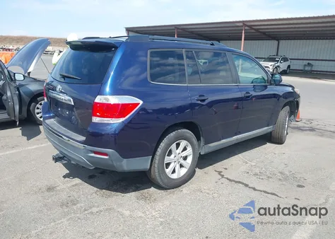 2013 Toyota Highlander Base Plus V6 из США, поврежденный, VIN 5TDZK3EH7DS119801